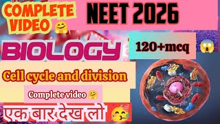 ||cell cycle and division||#neet2026 #biology #genetics |#cuet ug #bsc semester 