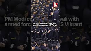 PM Modi Celebrates Diwali with Armed Forces Aboard INS Vikrant