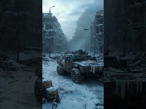 Wilderness in the cold snowstorm night | relax with this atmosphere