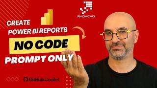 No-Code Power BI Report Authoring — GitHub Copilot + Fabric Skills + Power BI Desktop Bridge