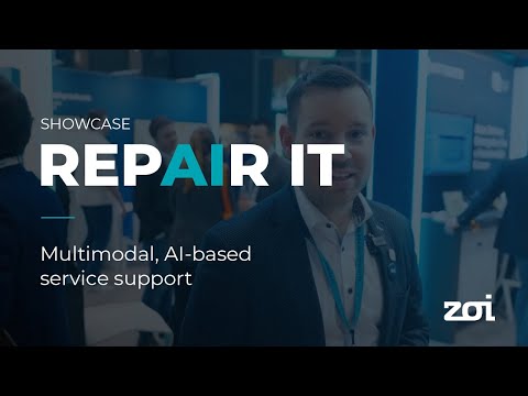 Showcase "repAIr it": Multimodal, AI-based service support