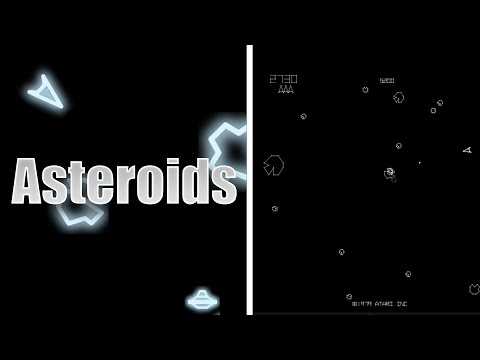 Asteroids 1979 - Retro / Classic Arcade Gameplay