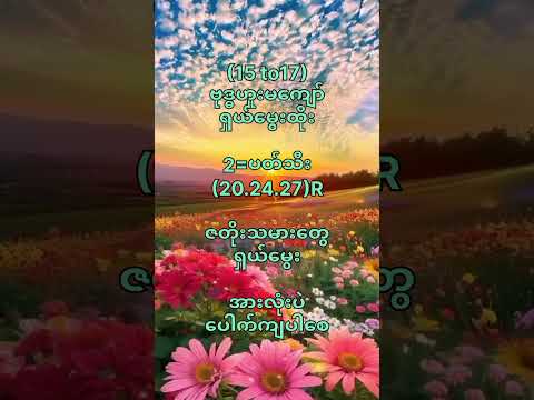 (15 to 17)ဟူးမကျော်မွေးပါ #motivation #popular #2danimation #2d #2d3d #shorts #youtube