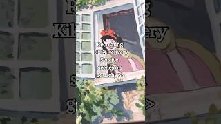 Watch full video on my channel! #watercolor #paintingtimelapse #ghiblifanart #ghibli #art #painting