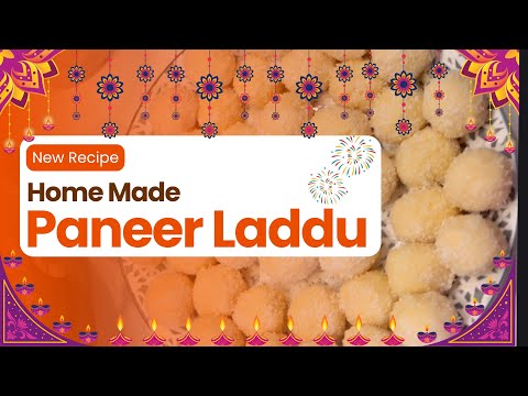 Paneer Laddu Recipe | Malai Ladoo | Indian Sweet Recipe | 🪔Diwali Special 2025