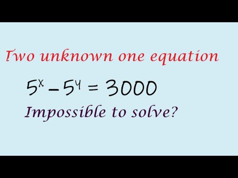 Maths Olympiad | Two unknown variables, one equation. Is it possible to solve?