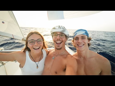 Family crosses Atlantic Ocean on a Sailboat PART 2