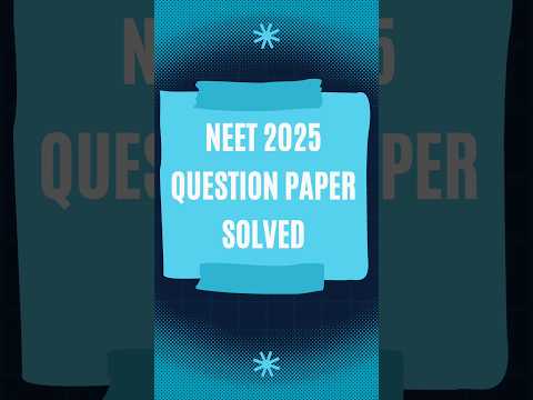 NEET 2025 Paper Solved👍 @VIGYANMARG #neet2025 #mcqncert #ncertbiology #neet #reels #viralvideo