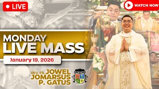 FILIPINO LIVE MASS TODAY ONLINE *JANUARY 19, 2026* FR. JOWEL JOMARSUS GATUS
