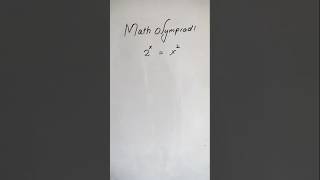Math Olympiad Problem | Can You Solve? #maths #lesson #algebra #education #mathchallenge #shorts