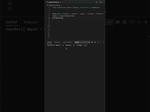 Master Python's Collections Module in a Flash #programming #coding #python