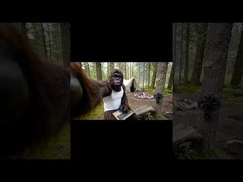 Bigfoot gets paid #bigfoot #veo3 #bigfootvlog #funny #ai #vlog