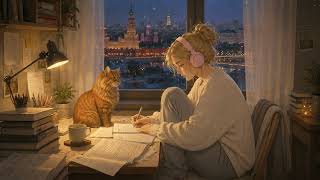 Late Night Study Session ☕📚 | Relaxing Lo-Fi Ambient Beats for Focus, Reading & Deep Work