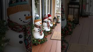 15 Cheap & Easy Front Porch Christmas Decorations DIY That Wow