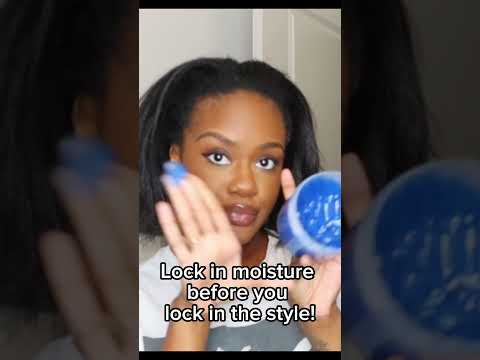 Make sure you lock in that moisture with a sealant! I like to use shea butter or blue magic 🙌🏾