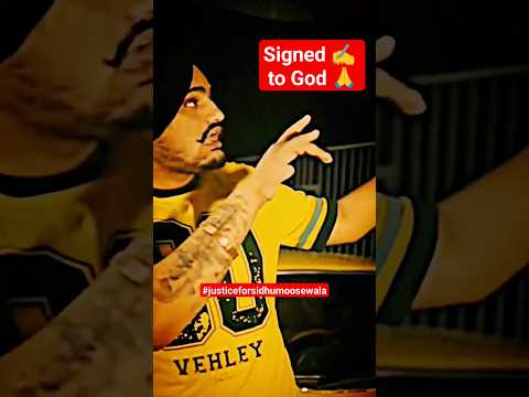 Signed to God Sidhu Moose Wala Watsapp Status #signedtogod #justiceforsidhumoosewala