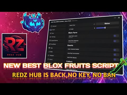 🚀 Redz Hub Script is BACK! | Auto Farm, Auto Boss Kill, Auto RIP Commander & More | Blox Fruits 2025