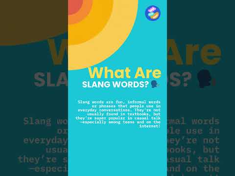 What Are Slang Words? + Famous Slang Words You Should Know! 🔥 | LearnWithNimra #slangwords #genz