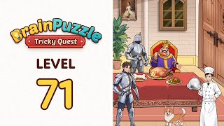 Brain Puzzle: Tricky Quest Level 71 Protect the king | Game Walkthrough