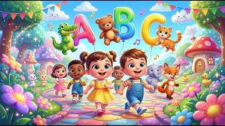 Tiny Tots Alphabet Animal March | ABC Animal Learning Fun for Kids 🦁🐘🔤 | Nursery Rhymes & Kids Songs