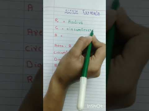 ||Circle formula||Radius, Diameter,Area @mathematics tutorial