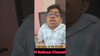CA Final Student | Feedback of CJ Sir FR Classes | #bestccalasses #frclasses #caclasses
