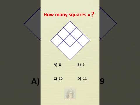 How many squares? #math  #americanmath #matholympics