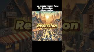 Decoding Business Vocabulary #unemploymentrate #recession #depression #shorts