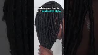 Your protective style may not be so protective #shorts #naturalhair #naturalhairtips #haircare
