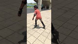 Skating teaches resilience, balance, and the courage to keep moving forward #skating  #rollerblade