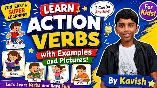 Action Verbs for Kids | Learn Action Words with Examples | English Grammar for Children
