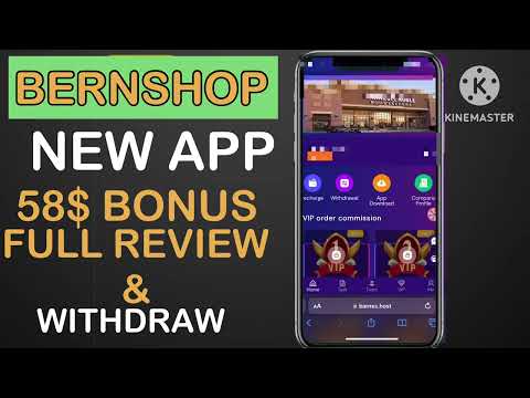 bernshop new app | live withdraw proof | grabbing earning app