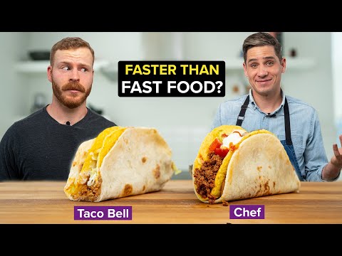 Can we make Taco Bell's Double Decker Taco faster than ordering one?