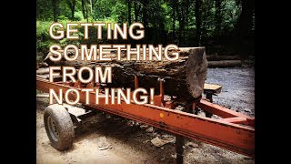 GETTING SOMETHING FROM NOTHING ON THE WOOD-MIZER