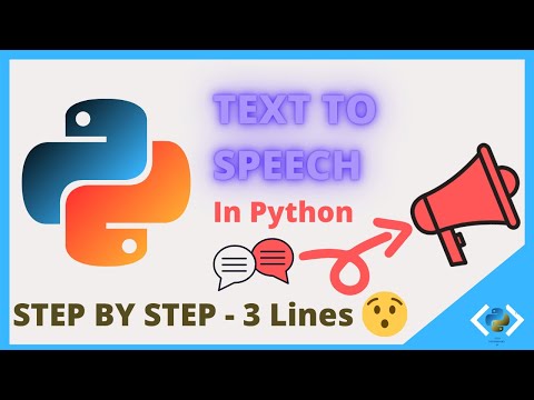 Text to Speech in Python - Convert (Text to Speech) in Python