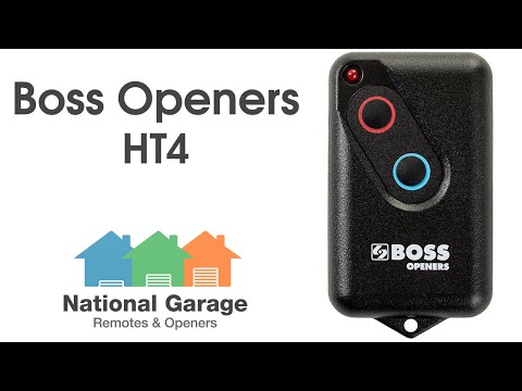 Boss Openers HT4 Garage Remote Control Video Description