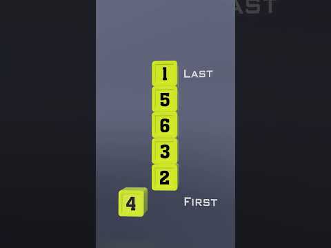 Queue data structure explanation with 3D animation. #programming #coding #code #algorithm #queue