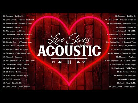 Acoustic Love Songs 2022 💕 Best Aesthetic Love Songs Playlist 2022