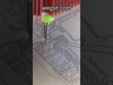 make professional PCB at home - cnc wegstr
