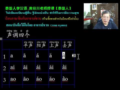 basic1+03 เสียงวรรณยุกต์ในภาษาจีนสำหรับผู้ไม่มีพื้นฐานเลย