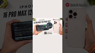 iPhone 16 Pro Max 120FPS Pubg Test 😱