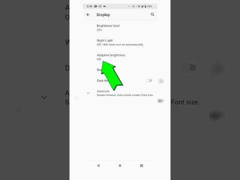 how to on phone auto brightness setting 💯💥#techtutorial2.0 #shorts #viral