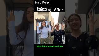 Hira Faisal tik tok video recreate #hirafaisal #foryou