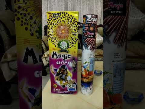 MAGIC CRYSTAL FROM SONNY FIREWORKS | sony fireworks | sky shot testing #skyshot #fireworks #crackers