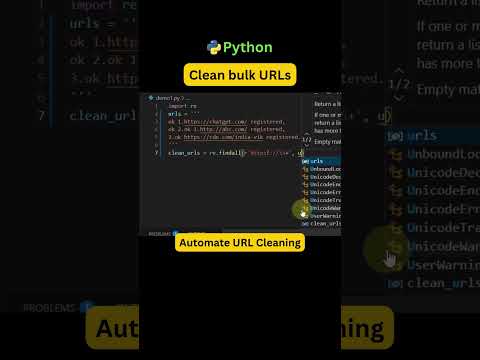 SEO Hack: Clean URLs with Python | Automate Link Cleanup Easily