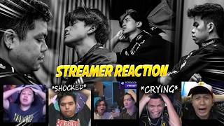 Streamers & Pro Players Reaction to ONIC vs. Team Spirit Final Clash