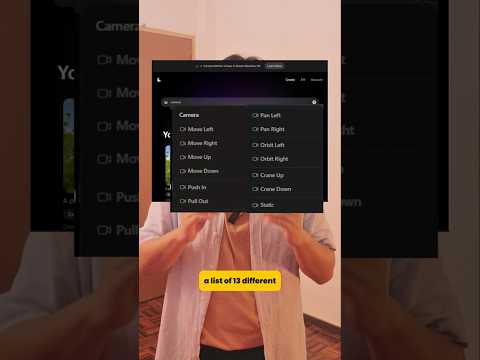 How to control camera movement in Luma Ai Videos #lumaai #aitutorial #ai #cameramovement