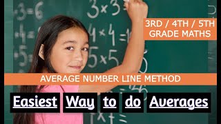 Average Number Line Method - Easiest Way to Solve Math Average Problems