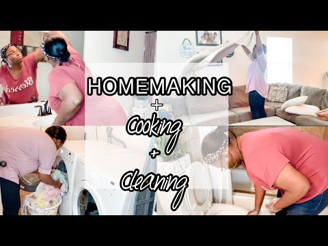 TIDY UP & CLEAN WITH ME // QUICK CLEANING MOTIVATION // COOK & CLEAN WITH ME