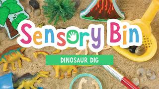 Explore Inside the Dinosaur Sensory Bin | Creativity for Kids